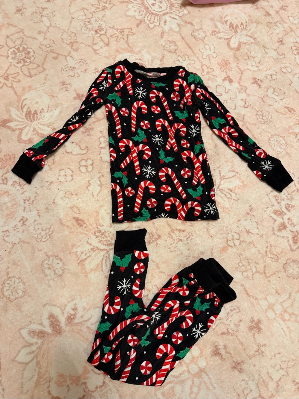 Little Sleepies Holiday Candy Cans Pajamas